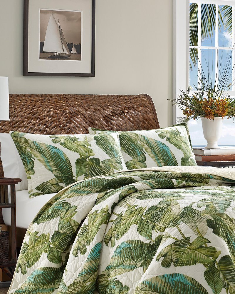 Thumbnail for Fiesta Palms 3-Piece Full/Queen Quilt Set