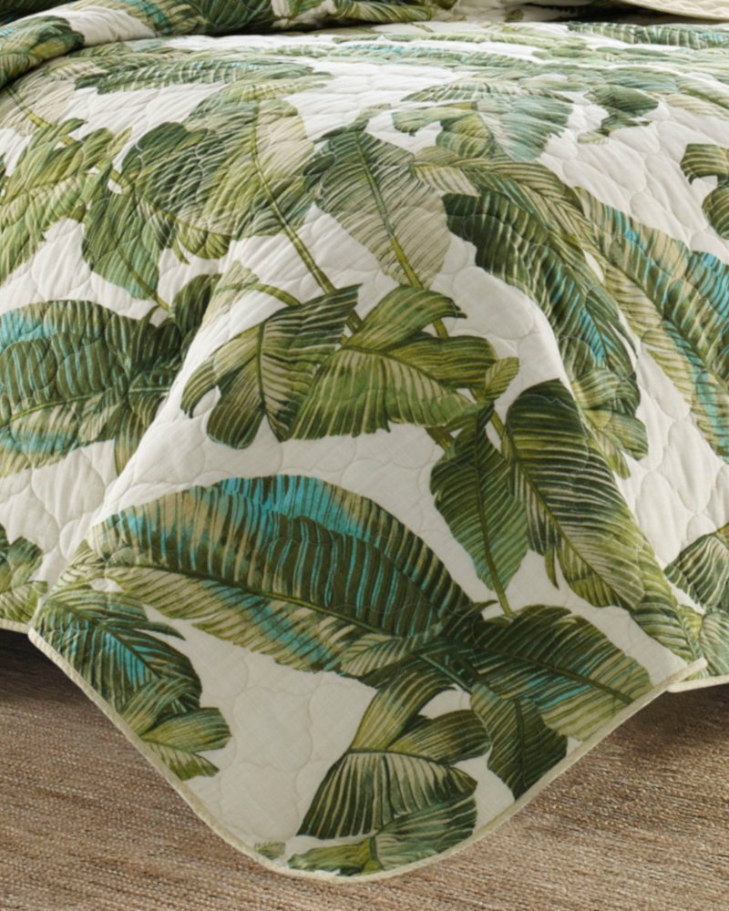 Fiesta Palms Reversible 3-Piece Full/Queen Quilt Set thumbnail 4