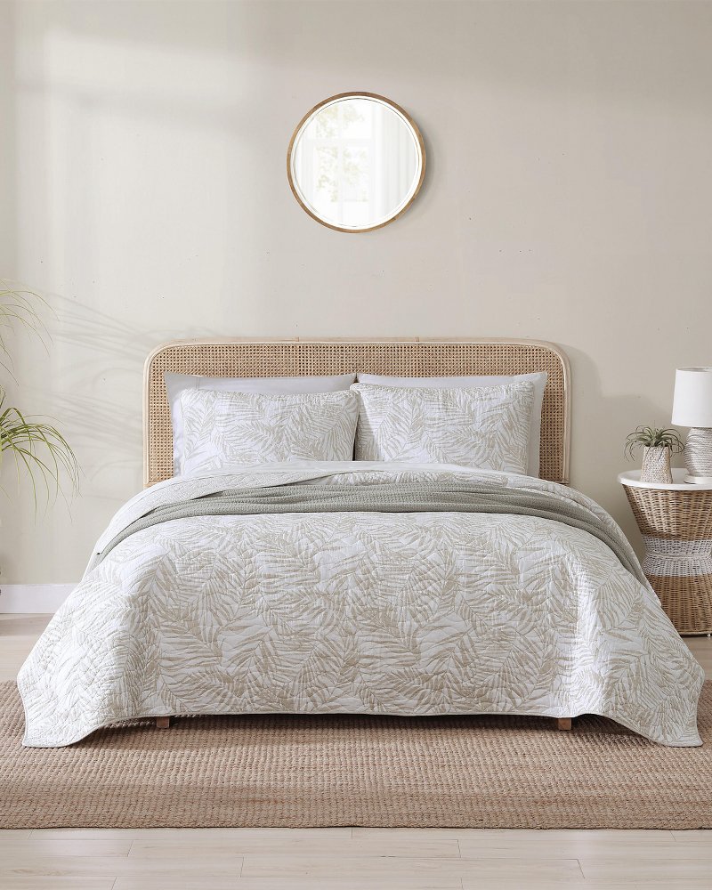 Juan Brown & White Floral Cotton Comforter Set