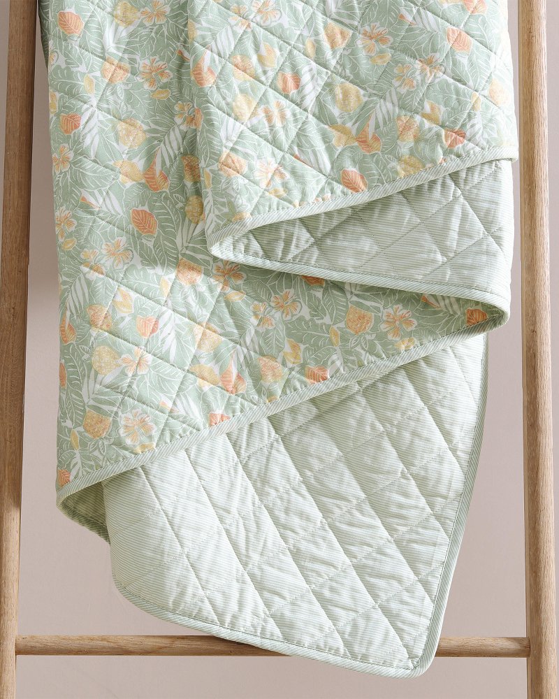 Pineapple Bloom Reversible 2-Piece Twin Quilt Set