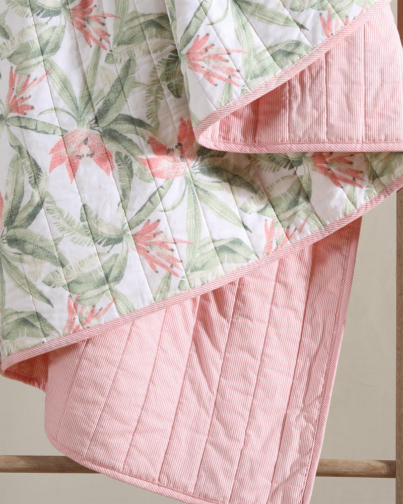 Acapulco Palms Reversible 2-Piece Twin Quilt Set