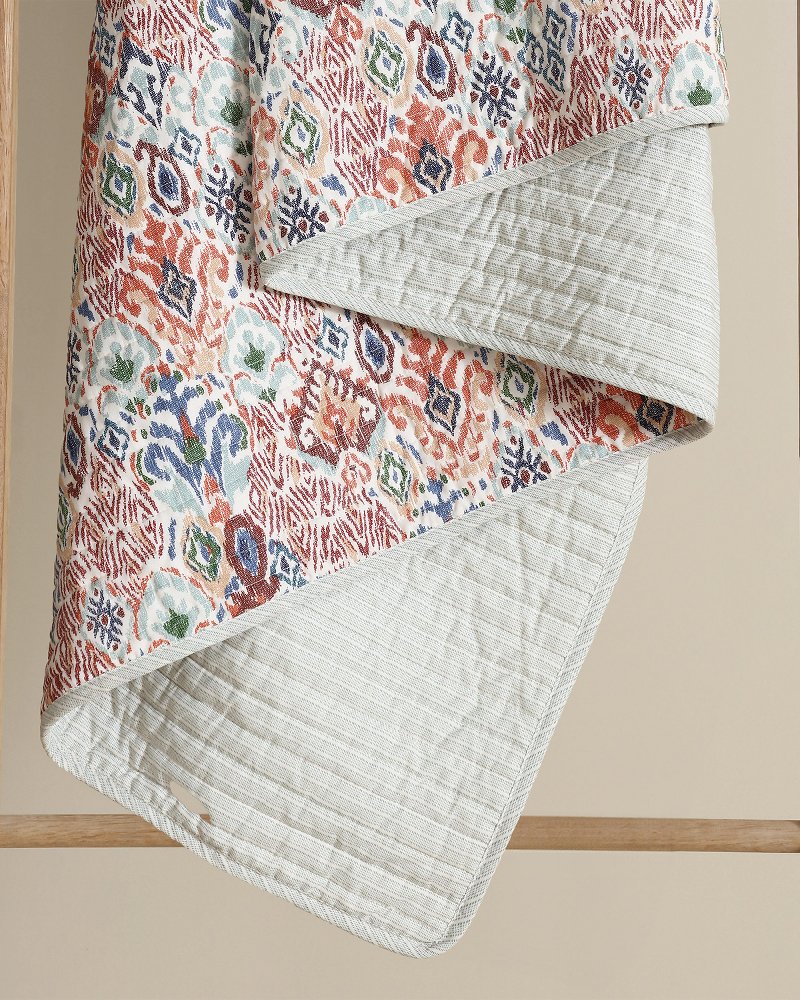 Thumbnail for Ikat Tropics Reversible 3-Piece King Quilt Set