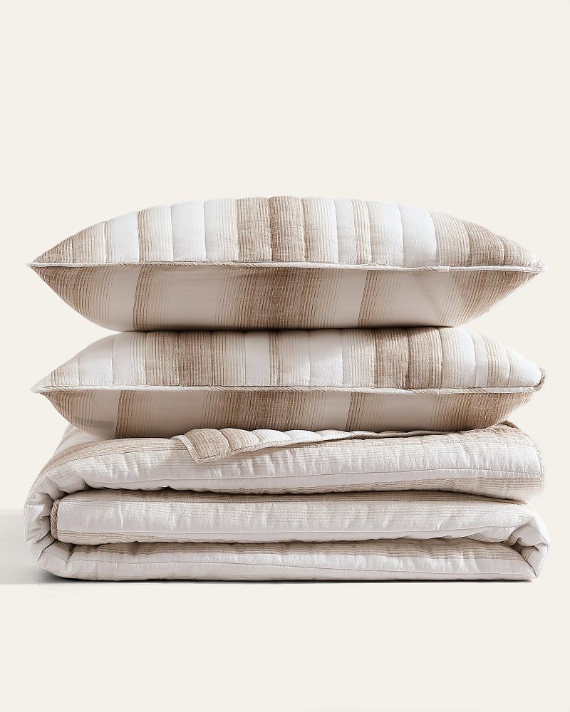 Thumbnail for Island Estate La Prisma Stripe 3-Piece Full/Queen Quilt Set