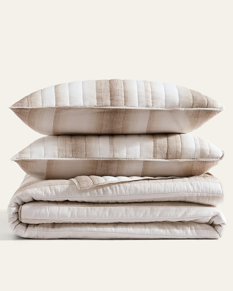 Thumbnail for Island Estate La Prisma Stripe 3-Piece King Quilt Set