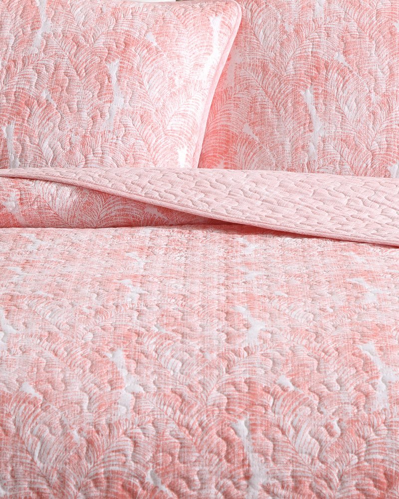 Thumbnail for Distressed Water Leaves Reversible 2-Piece Twin Quilt Set