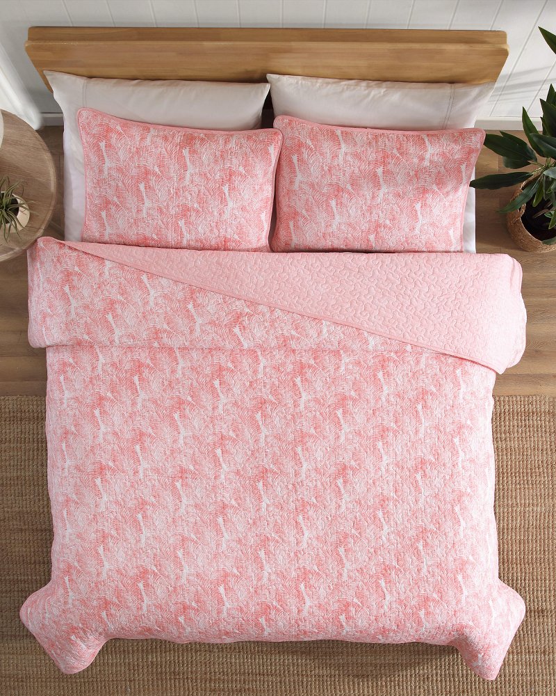 Thumbnail for Distressed Water Leaves Reversible 3-Piece King Quilt Set
