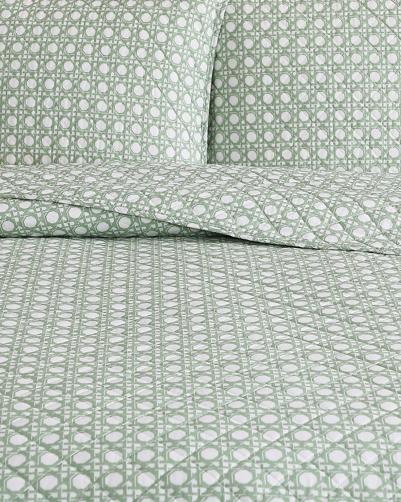 Thumbnail for Diamond Isle Reversible 3-Piece Full/Queen Quilt Set