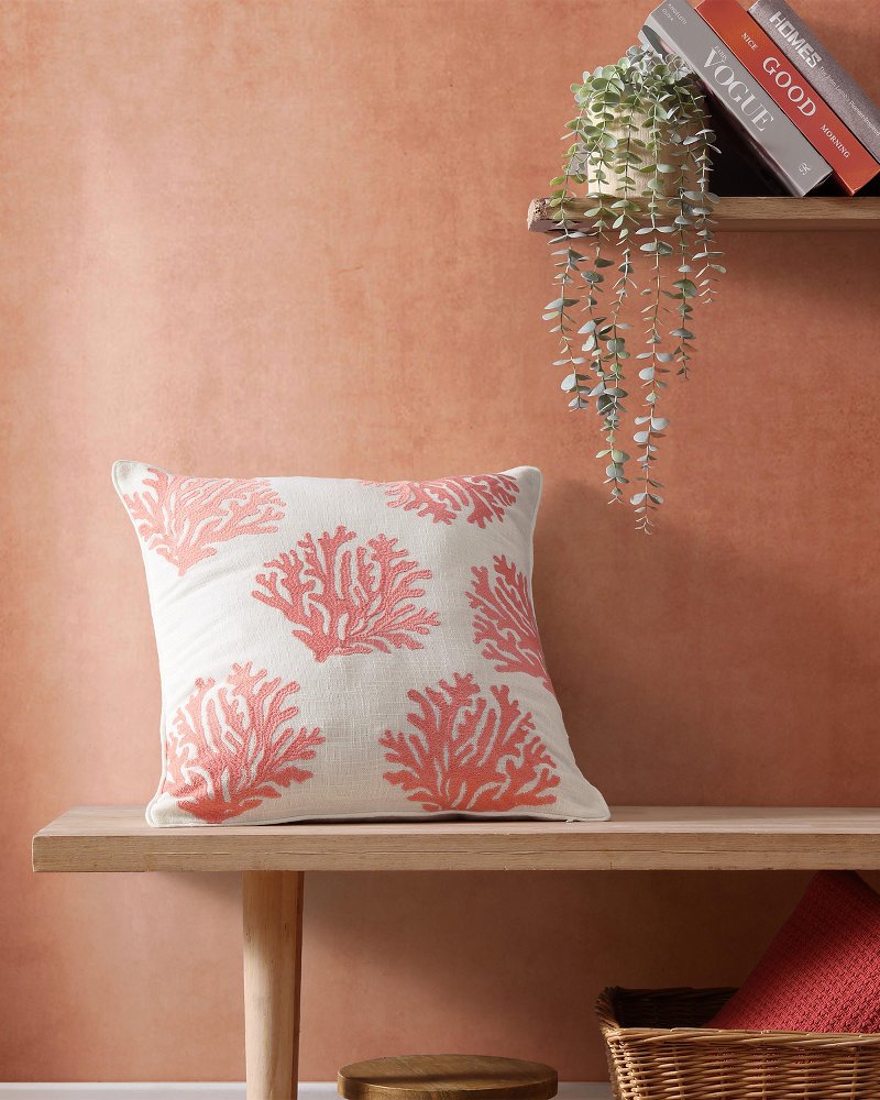 Coral Island Decorative Pillow