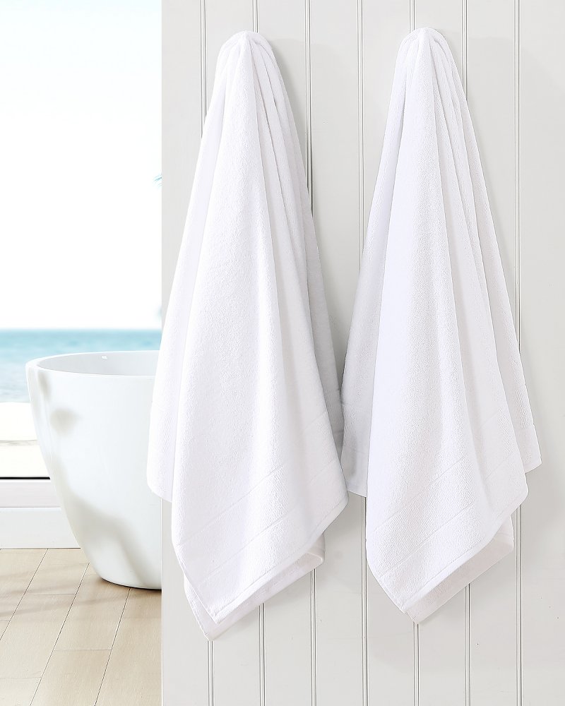 Tommy Bahama Island Retreat 2-Piece Blue Cotton Hand Towel Set