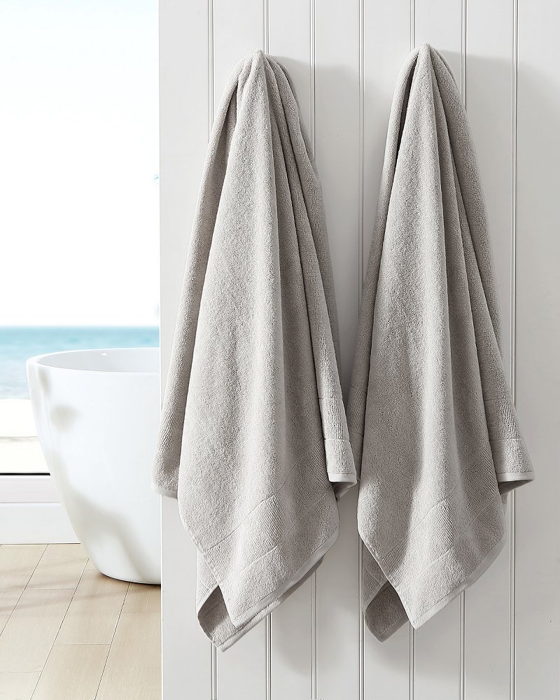 Tommy Bahama Island Retreat 6-Piece Grey Cotton Towel Set, Gray