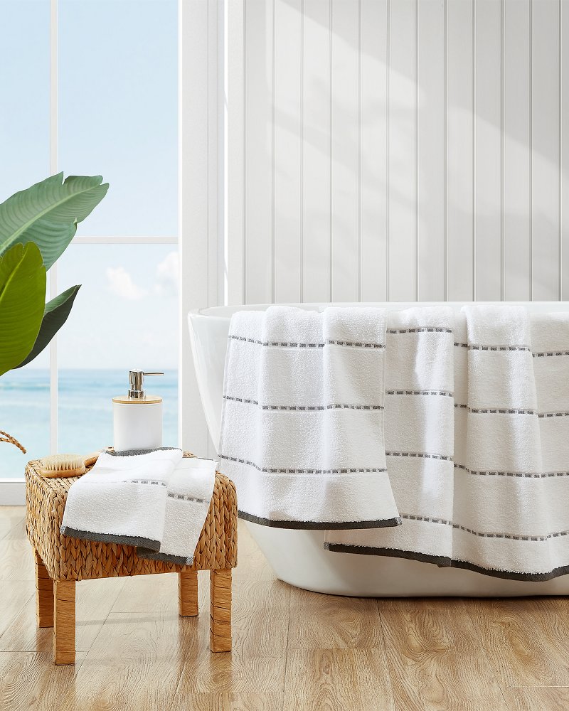 Ridley Grey 3-Piece Towel Set