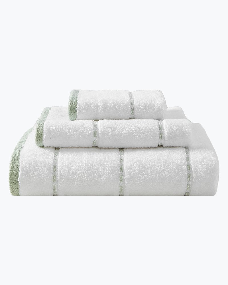 Tommy Bahama Lago Palm 6-Piece Green Floral Cotton Towel Set