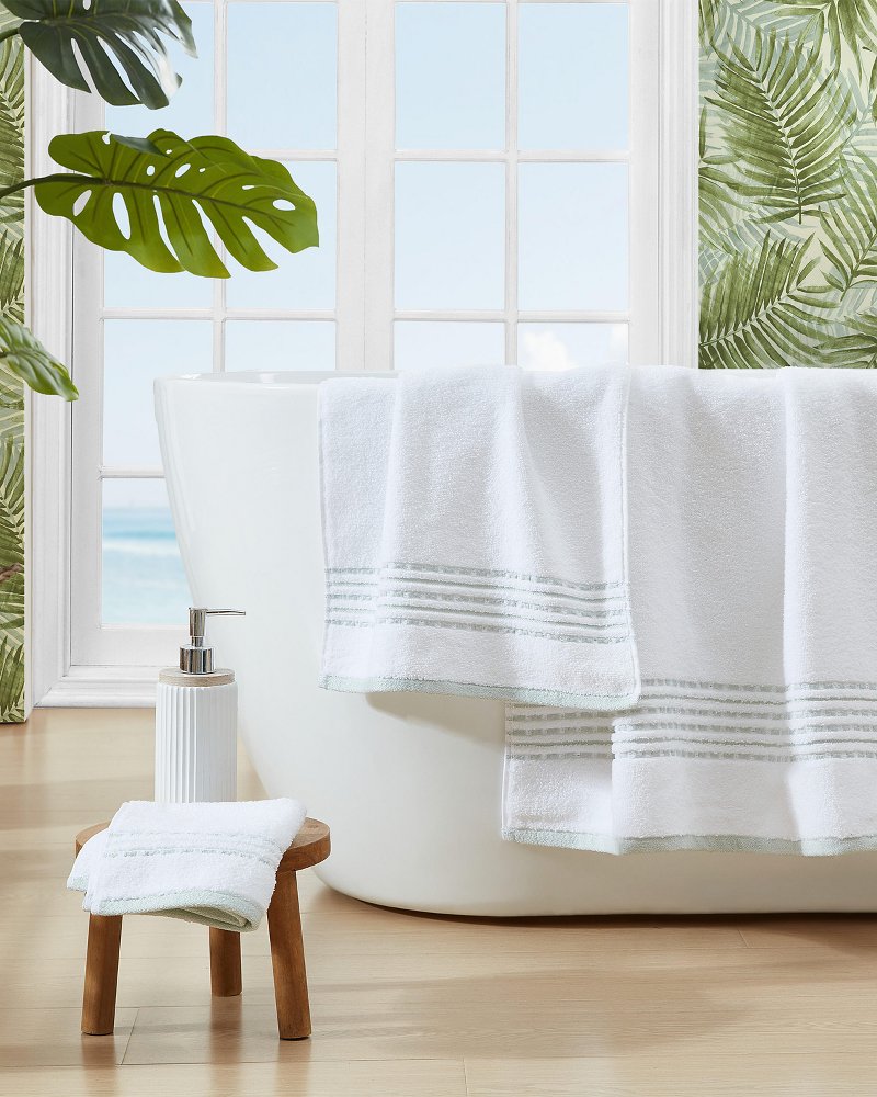 Cliff Side Green 3-Piece Towel Set