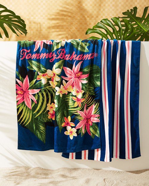 Tropical Shadow & Buena Vista Beach Towels - Set of 2