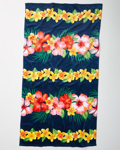 Tommy Bahama & Aloha Lei Beach Towels - Set of 2