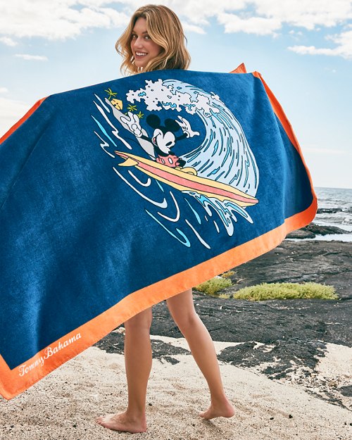 Disney Surfing Mickey Mouse Beach Towel