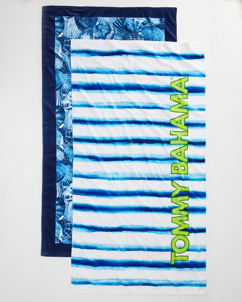 Ocean & Palmsation Beach Towels - Set of 2
