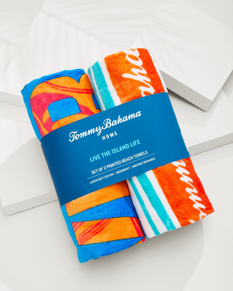 Thumbnail for Cape Coral & Happy Hour Beach Towels — Set of 2