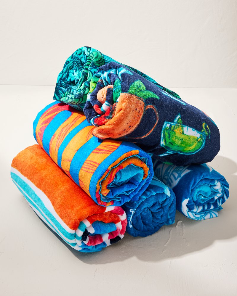 Thumbnail for Cape Coral & Happy Hour Beach Towels — Set of 2
