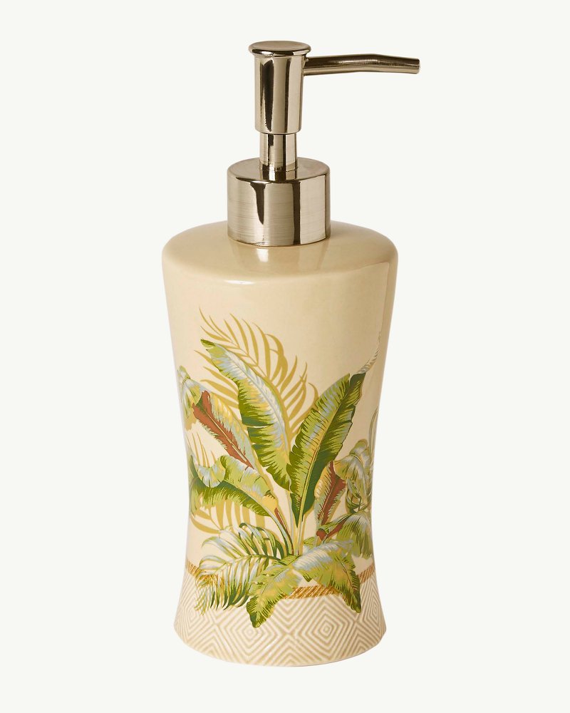 Palmiers Stoneware Dispenser