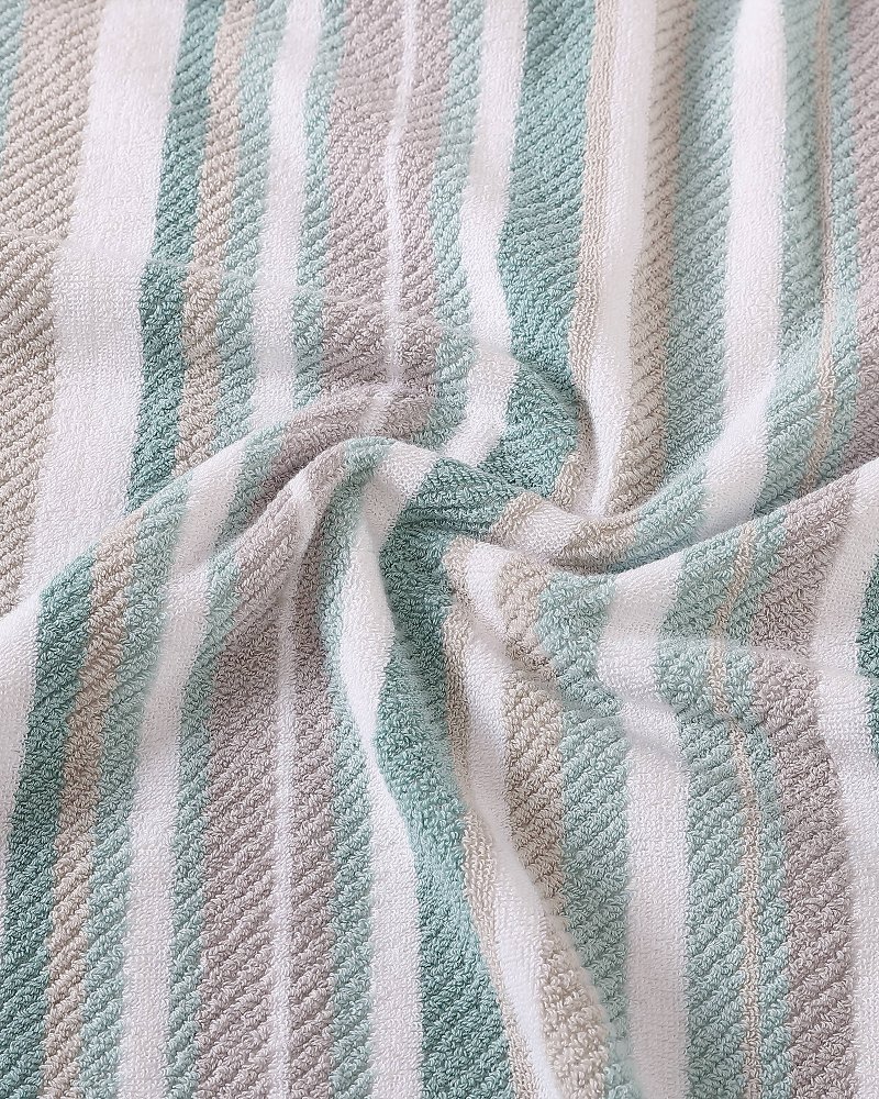 Tommy Bahama Ocean Bay Stripe Cotton Towel Set 3 ct