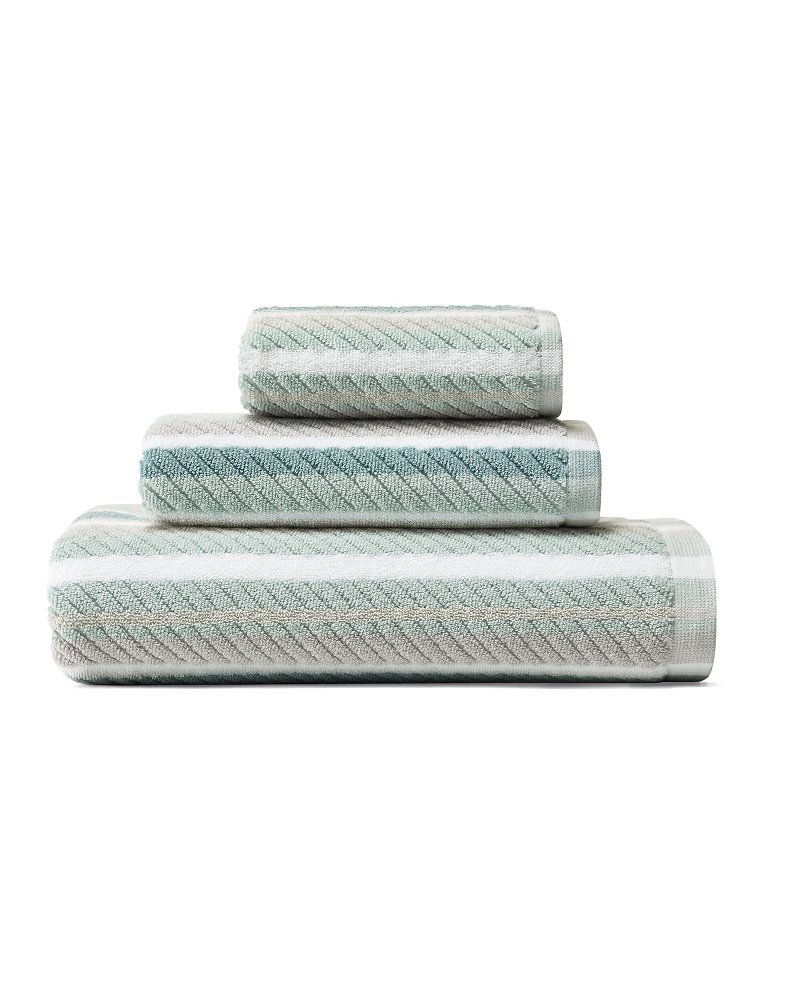 Grey Striped Kitchen Towels Set of 3 - Twelve 28 Market