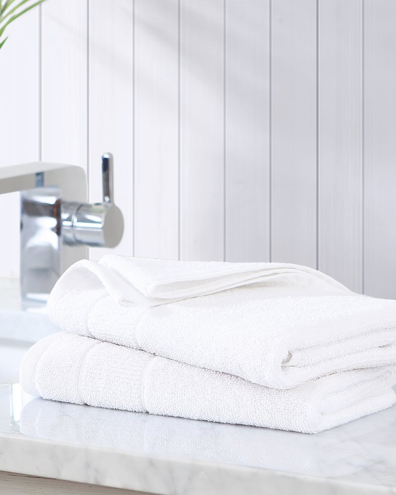 Ultra Soft 100% Cotton 4-Piece Bath Towel Set Navy