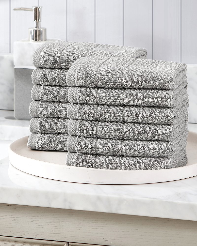 Tommy Bahama Isla 2-Piece Bath Rug Set - Grey