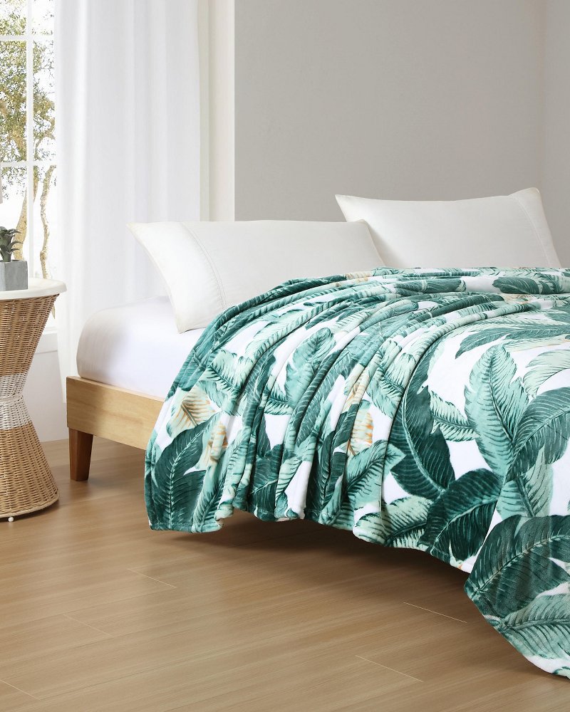 Thumbnail for Vintage Palms Twin Fleece Blanket