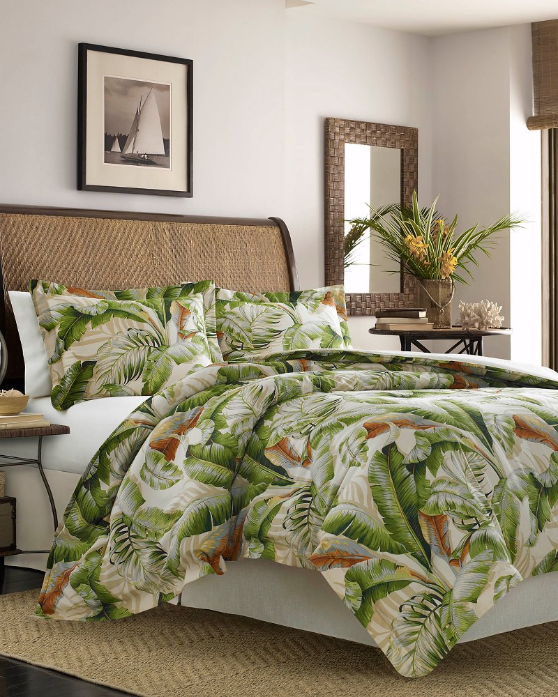 Palmiers Full/Queen Duvet Cover Set