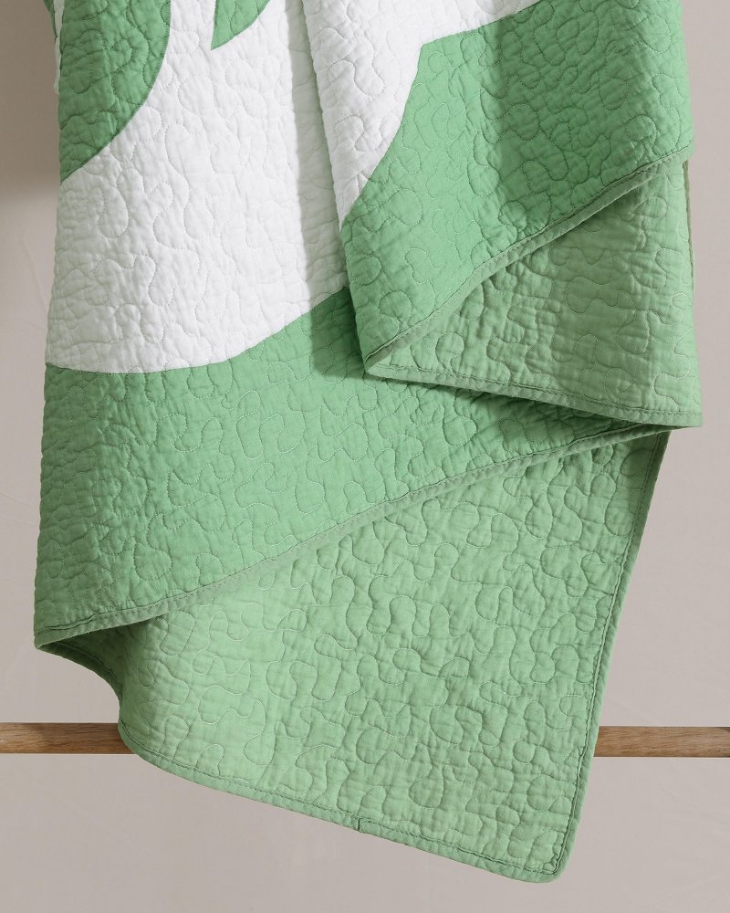Thumbnail for Molokai Leaf Full/Queen Quilt