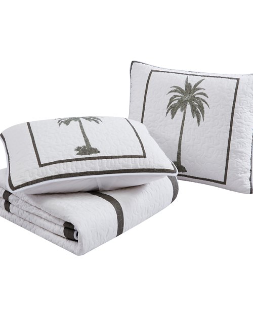 Palm Island King Quilted King Sham