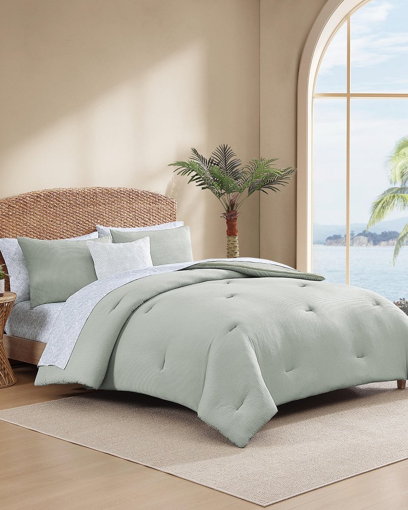 Thumbnail for Seersucker Solid 8-Piece Queen Comforter Set