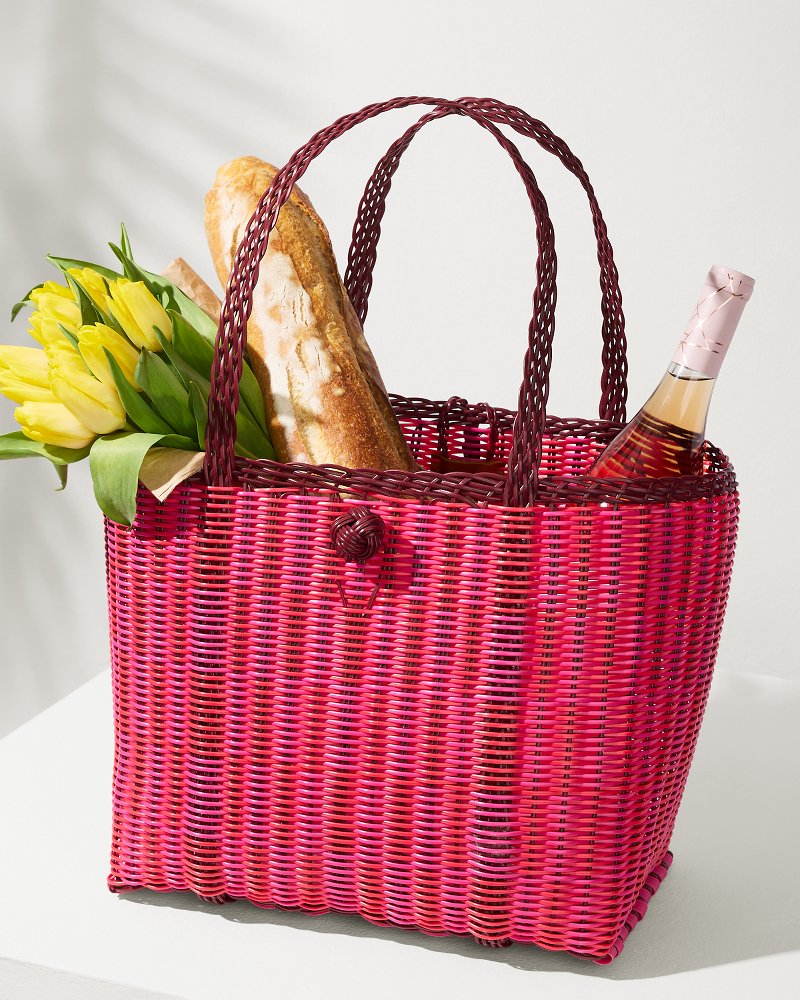 Maggie's Woven Cosmo Beach Tote