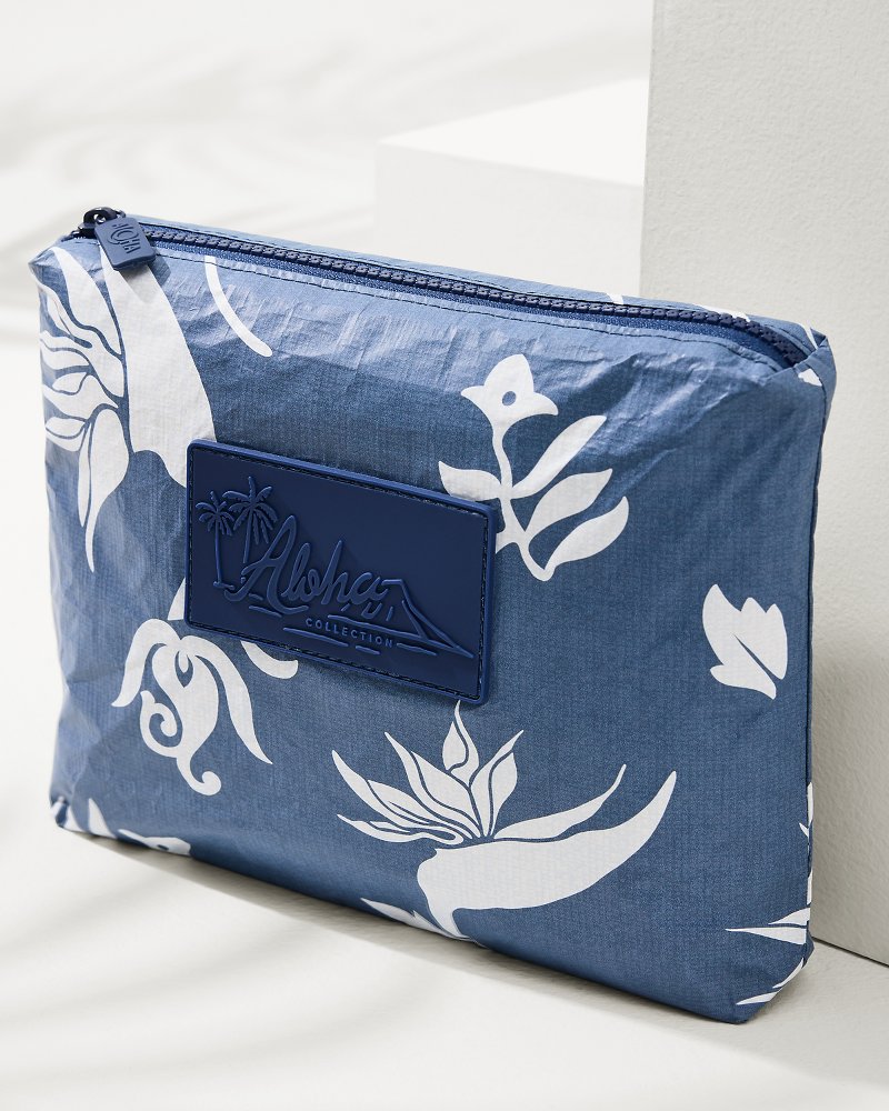 Aloha Collection Navy Pekelo Small Pouch