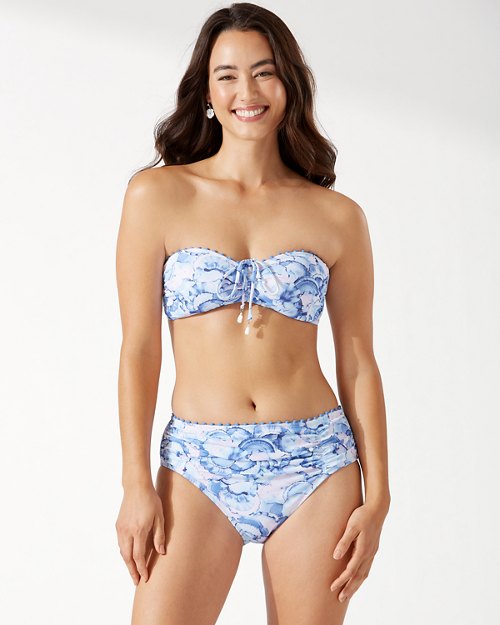 Island Cays Abalone Tie-Front Bandeau