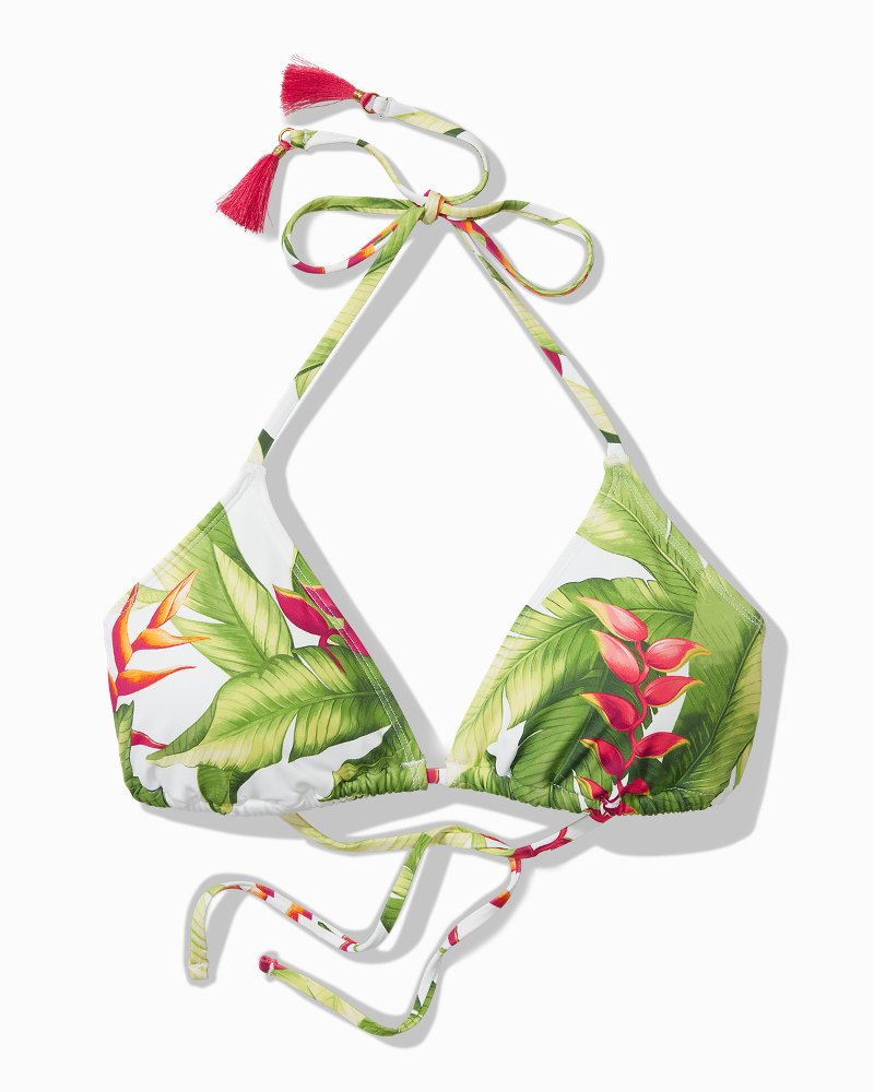 Women's Calypso Fronds Triangle Bikini Top