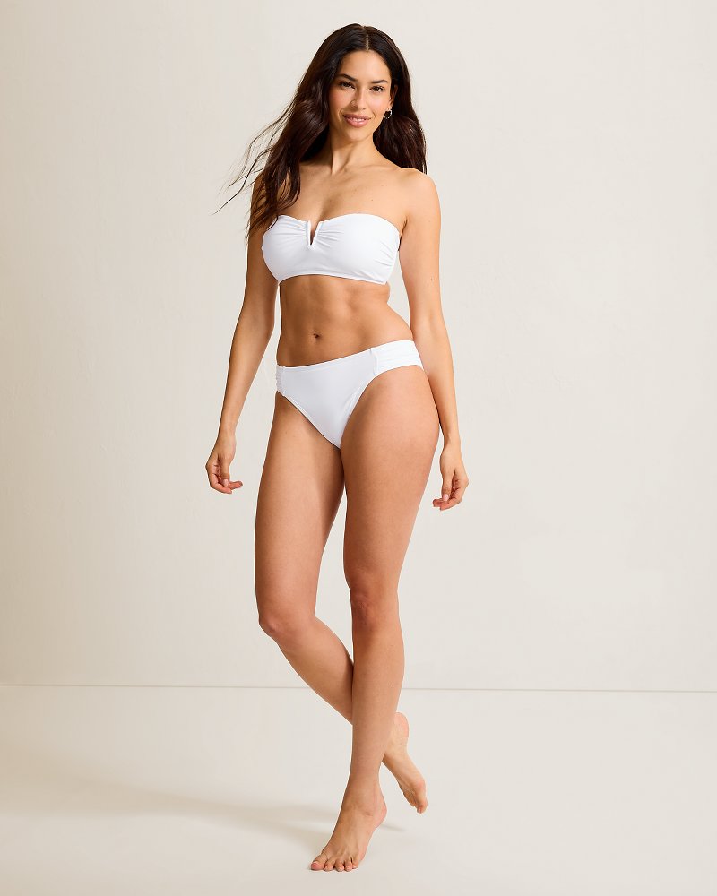 Pearl V-Front Bandeau Bikini Top