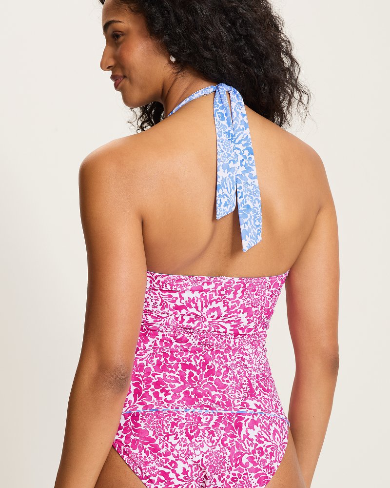 Sanibelle Paisley Daze Reversible Halter Tankini Top thumbnail 3