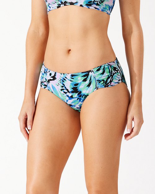 Island Cays Monarch Reversible High-Waist Bikini Bottoms