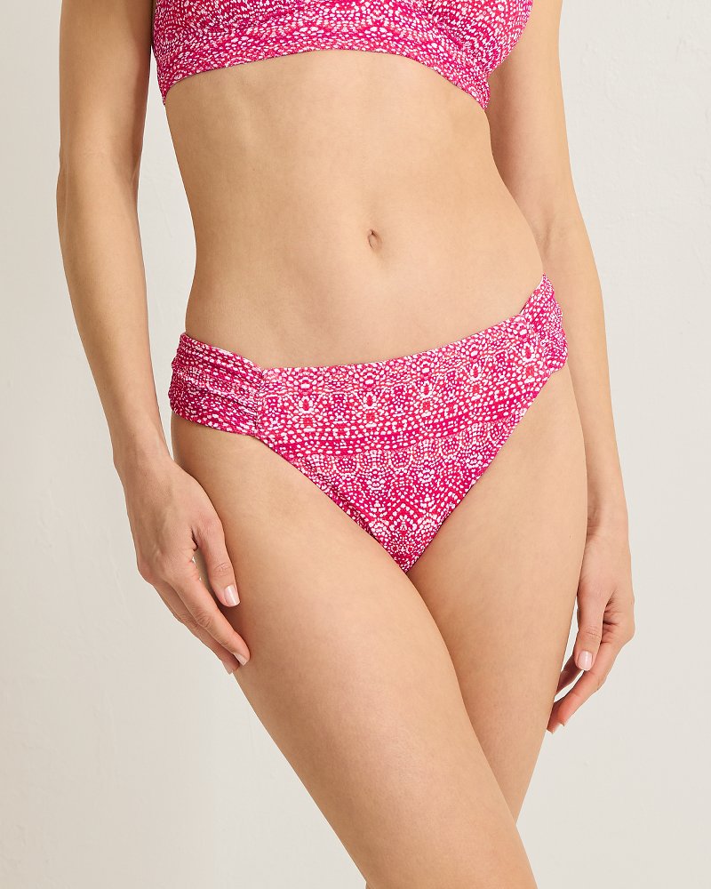 Thumbnail for Island Cays Pointelle Reversible Hipster Bikini Bottoms