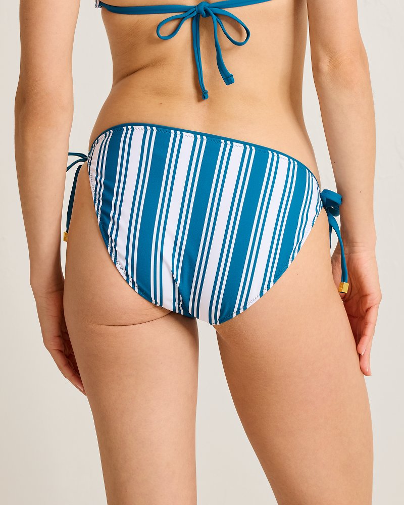 Watercolor Floral Reversible String Bikini Bottoms