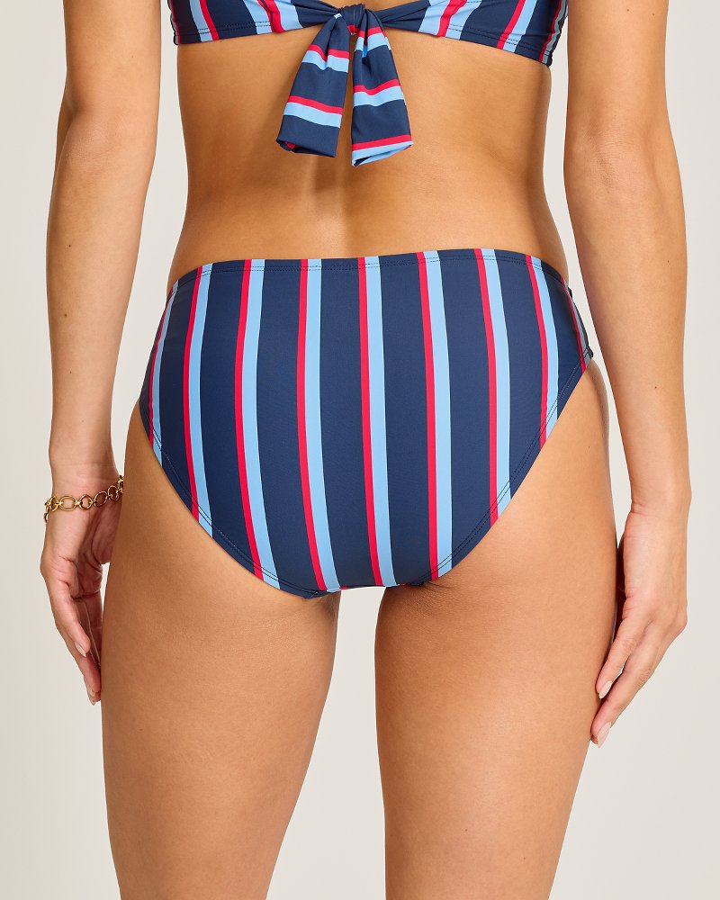 Deepsea Stripe Hipster Bikini Bottoms