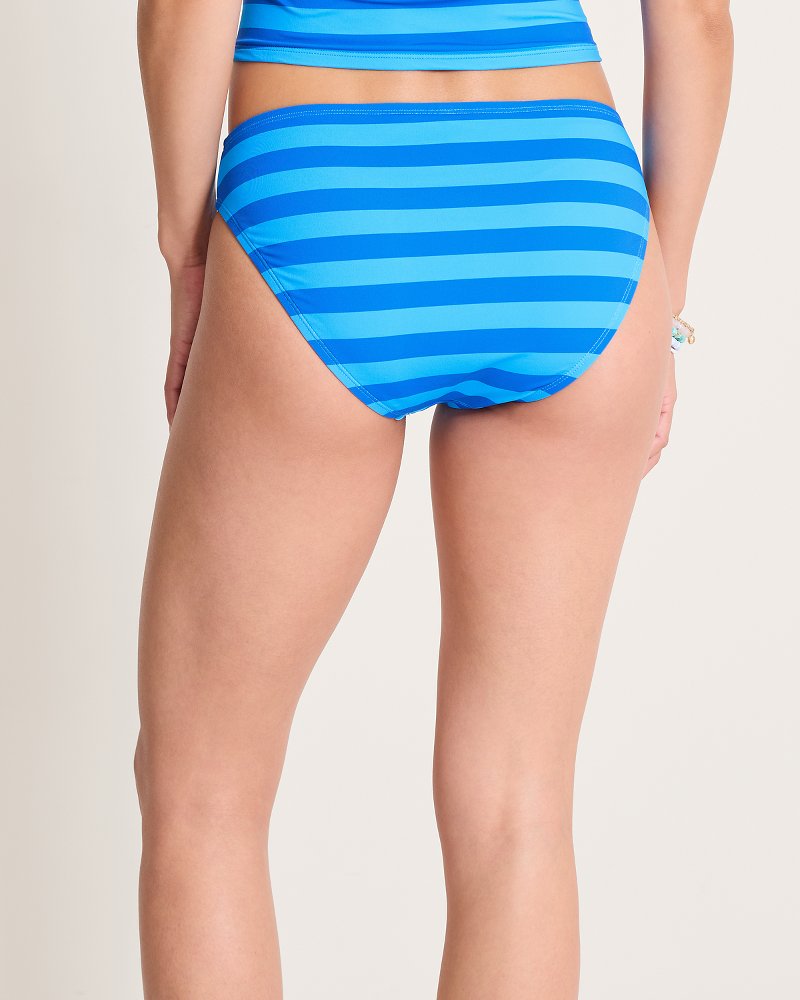Ocean Stripe Hipster Bikini Bottoms
