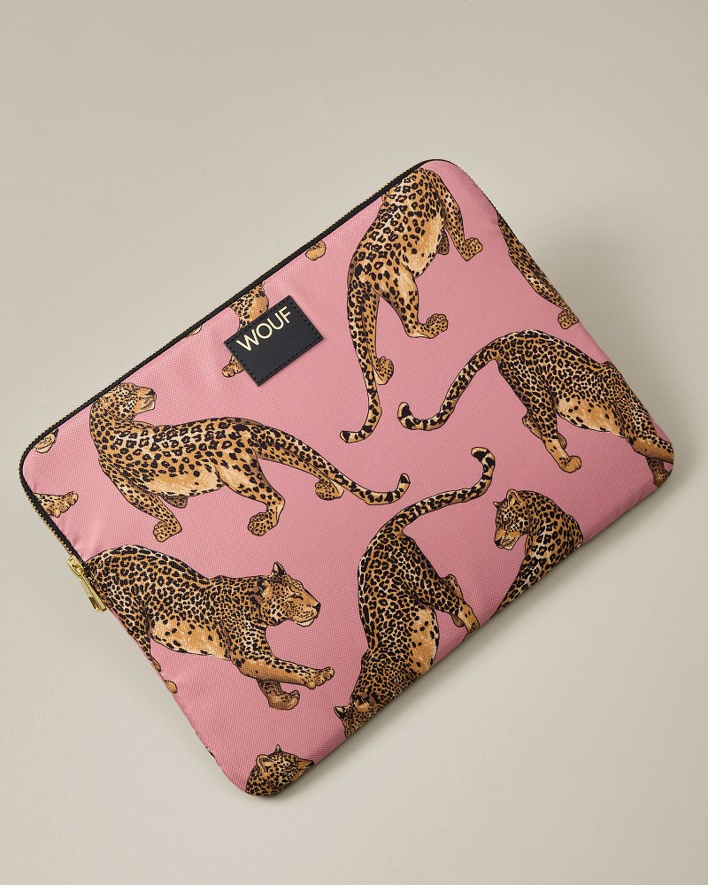 Blush Leopard Laptop Sleeve