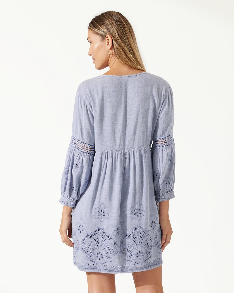 Thumbnail for St. Lucia Linen-Blend Coverup Dress