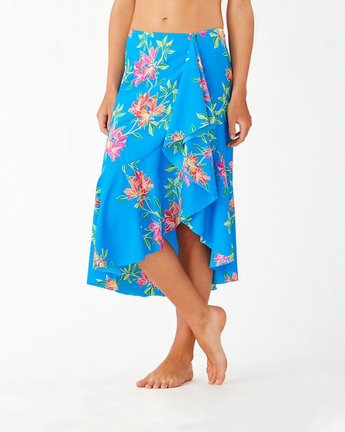 Sun Lilies Flounce Skirt