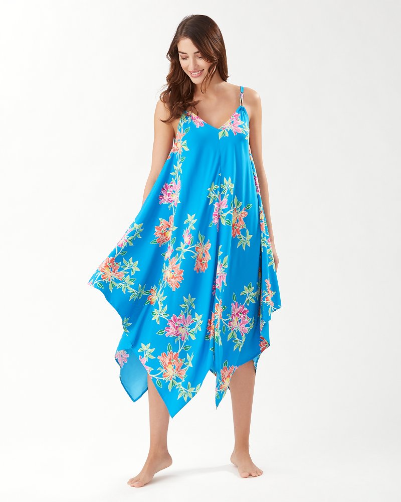 Sun Lilies Double-Strap Scarf Dress