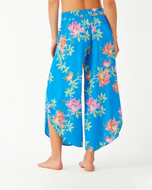 Sun Lilies Wrap-Front Beach Pants
