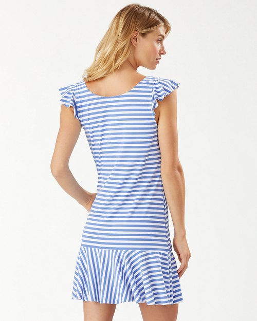 Breaker Bay Stripe Flounce Dress